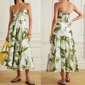 Cara Cara Palm Print Dress